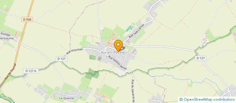 localisation de l'entreprise SOCIETE CIVILE DE L'OBEAU  AIX-EN-PEVELE