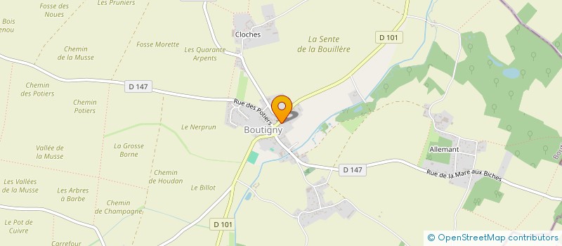localisation de l'entreprise SOCIETE CIVILE DE L'OPTON à BOUTIGNY-PROUAIS