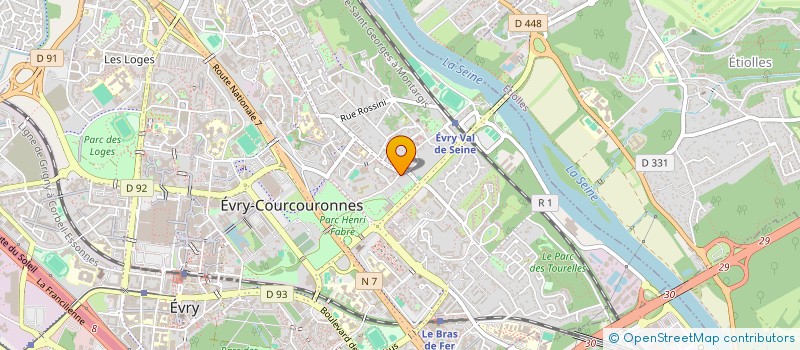 localisation de l'entreprise SOCIETE CIVILE DE L ORANGERIE à EVRY-COURCOURONNES