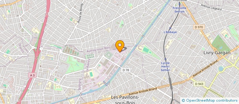 localisation de l'entreprise SOCIETE CIVILE DE L'OURCQ  PARIS