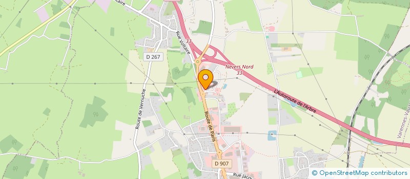 localisation de l'entreprise SOCIETE CIVILE DE LA BERGERIE  VARENNES VAUZELLES