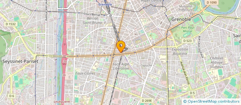 localisation de l'entreprise SOCIETE CIVILE DE LA BISCUITERIE à GRENOBLE