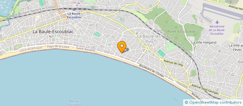 localisation de l'entreprise SOCIETE CIVILE DE LA BOULE D'OR  LA BAULE-ESCOUBLAC