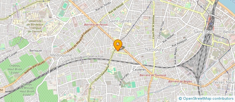 localisation de l'entreprise SOCIETE CIVILE DE LA BOUYTOUSE  TALENCE