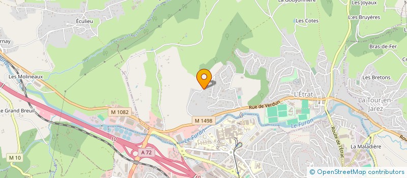 localisation de l'entreprise SOCIETE CIVILE DE LA BRAYETIERE  L'ETRAT