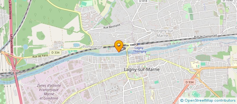 localisation de l'entreprise SOCIETE CIVILE DE LA BRIE à POMPONNE