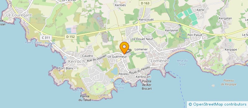 localisation de l'entreprise SOCIETE CIVILE DE LA BUTTE AUX LILAS à PLOEMEUR