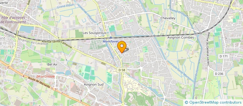 localisation de l'entreprise SOCIETE CIVILE DE LA CROIX DE JOANNIS  AVIGNON