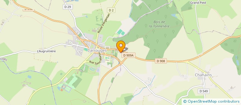 localisation de l'entreprise SOCIETE CIVILE DE LA CROIX PELLERIN à CHAHAINS