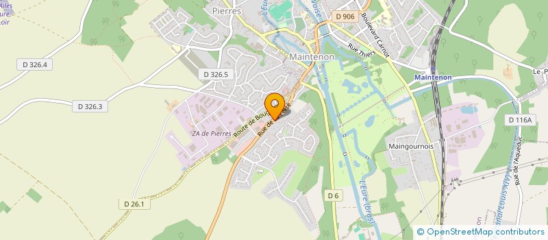 localisation de l'entreprise SOCIETE CIVILE DE LA FAMILLE ROY à MAINTENON