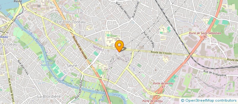 localisation de l'entreprise SOCIETE CIVILE DE LA FORET à NANTES