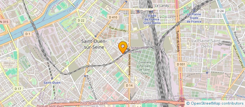localisation de l'entreprise SOCIETE CIVILE DE LA GARE DE GODILLOT à SAINT-OUEN-SUR-SEINE