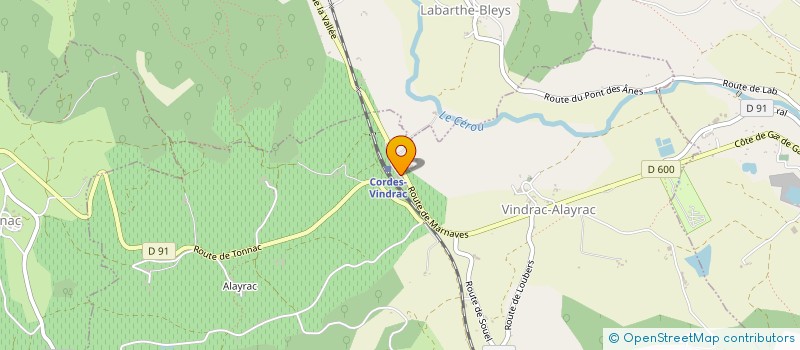 localisation de l'entreprise SOCIETE CIVILE DE LA GAROUFIE  LACAPELLE-SEGALAR