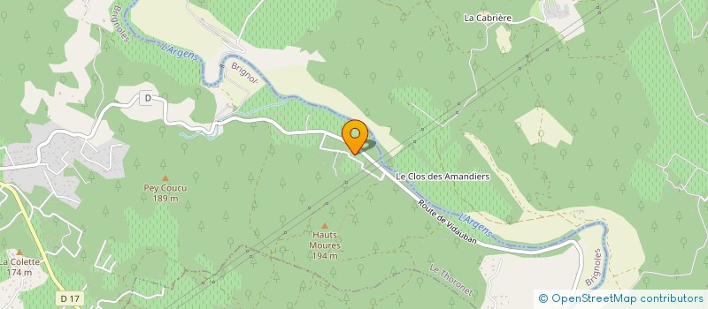 localisation de l'entreprise SOCIETE CIVILE DE LA GASQUETTE à LE THORONET
