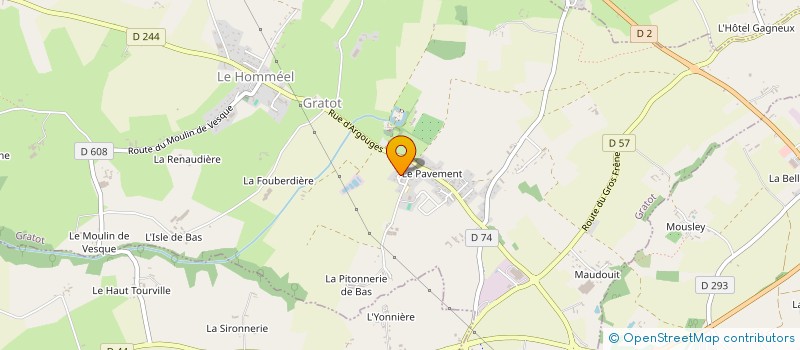 localisation de l'entreprise SOCIETE CIVILE DE LA GOUESLINIERE  GOUVILLE-SUR-MER