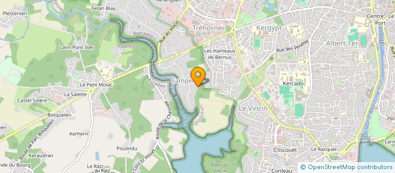 localisation de l'entreprise SOCIETE CIVILE DE LA MAISON BRAU à VANNES