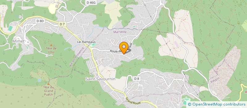 localisation de l'entreprise SOCIETE CIVILE DE LA MICHODIERE  SAINT-SAVOURNIN