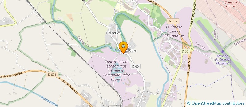 localisation de l'entreprise SOCIETE CIVILE DE LA MONTAGNE  NOIRE  LABRUGUIERE