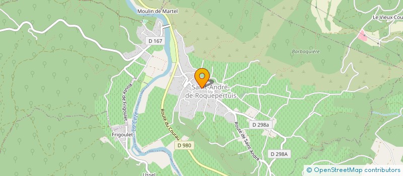 localisation de l'entreprise SOCIETE CIVILE DE LA NOYERE  GOUDARGUES