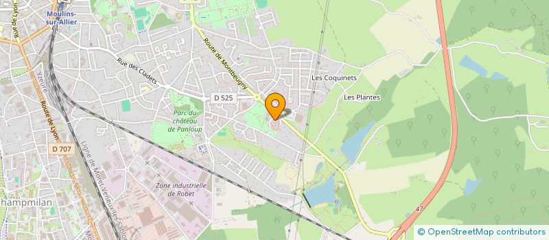 localisation de l'entreprise SOCIETE CIVILE DE LA PETITE AUBERGE  GENNETINES