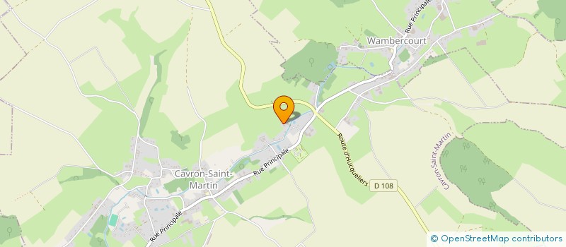 localisation de l'entreprise SOCIETE CIVILE DE LA PLANQUETTE  CAVRON-SAINT-MARTIN