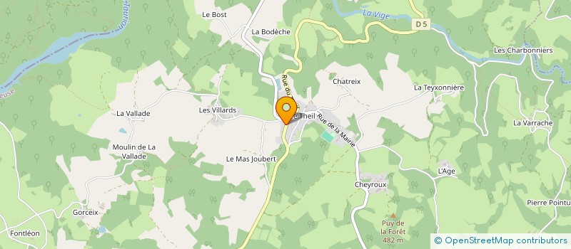 localisation de l'entreprise SOCIETE CIVILE DE LA POMMAREDE  SAINT-PIERRE-CHERIGNAT