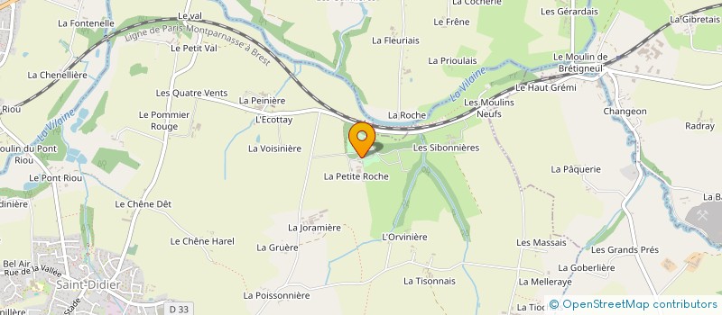 localisation de l'entreprise SOCIETE CIVILE DE LA ROCHE  SAINT-DIDIER