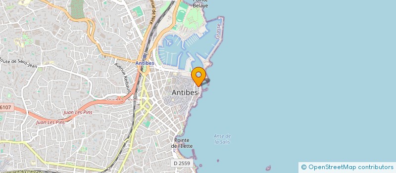 localisation de l'entreprise SOCIETE CIVILE DE LA RUE AMPERE à ANTIBES