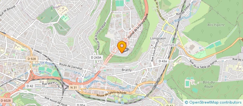 localisation de l'entreprise SOCIETE CIVILE DE LA RUE DE L INDUSTRIE  ROUEN