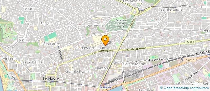 localisation de l'entreprise SOCIETE CIVILE DE LA RUE ROLLON à LE HAVRE