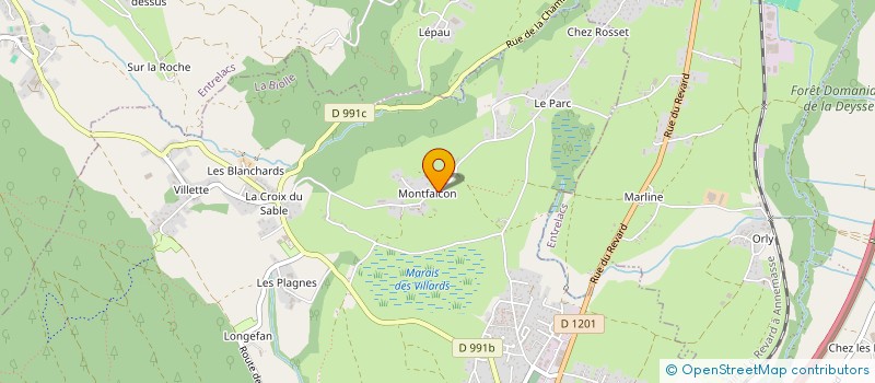 localisation de l'entreprise SOCIETE CIVILE DE LA SOURCE  LA BIOLLE