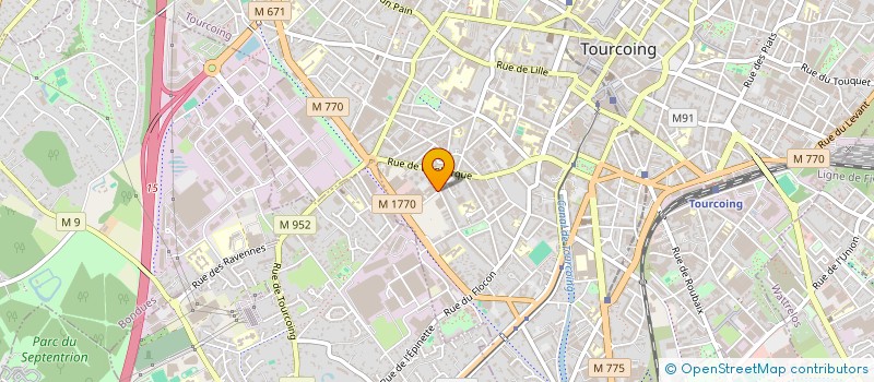 localisation de l'entreprise SOCIETE CIVILE DE LA TOSSEE  TOURCOING