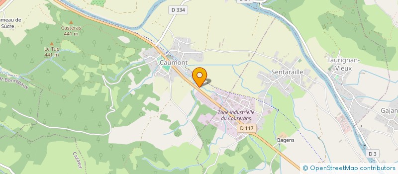localisation de l'entreprise SOCIETE CIVILE DE LA TOUR à CAUMONT