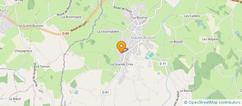 localisation de l'entreprise SOCIETE CIVILE DE LA TREYLLE  HAUTE-RIVOIRE