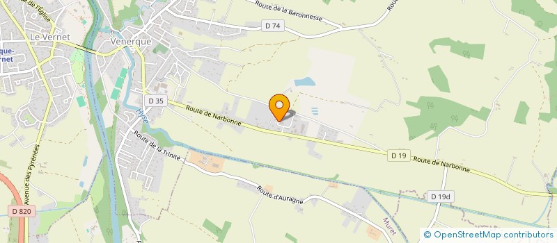 localisation de l'entreprise SOCIETE CIVILE DE LA TUILERIE à VENERQUE