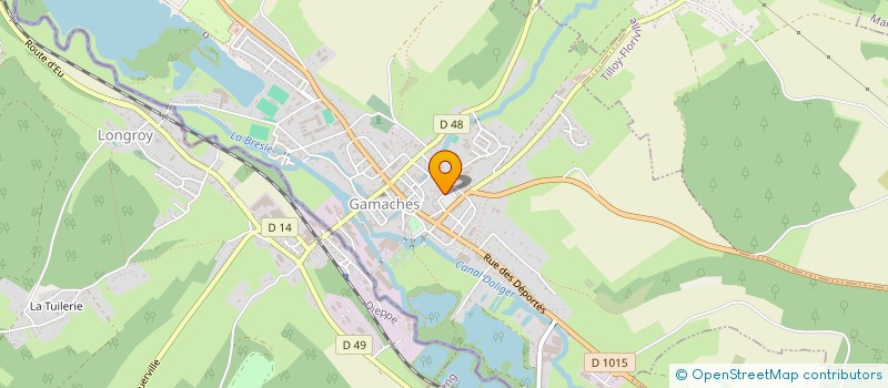 localisation de l'entreprise SOCIETE CIVILE DE LA VALLEE  GAMACHES