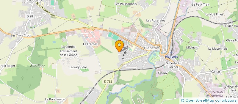 localisation de l'entreprise SOCIETE CIVILE DE LA VIEILLE PORTE  PLUDUNO