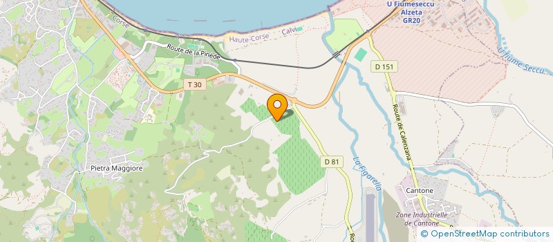 localisation de l'entreprise SOCIETE CIVILE DE LOCATION LES ANGES à CALVI