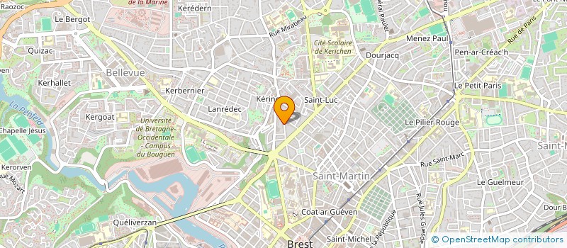 localisation de l'entreprise SOCIETE CIVILE DE LOSTALLEN à BREST