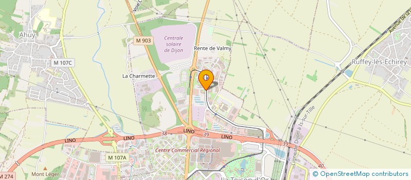 localisation de l'entreprise SOCIETE CIVILE DE MAGNY à DIJON
