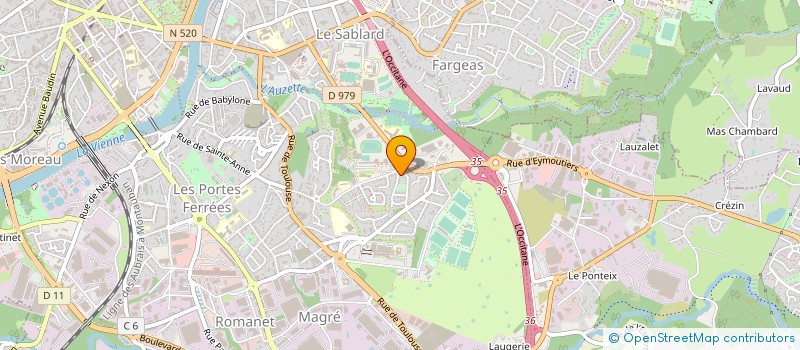 localisation de l'entreprise SOCIETE CIVILE DE MAISON ROUGE à LIMOGES