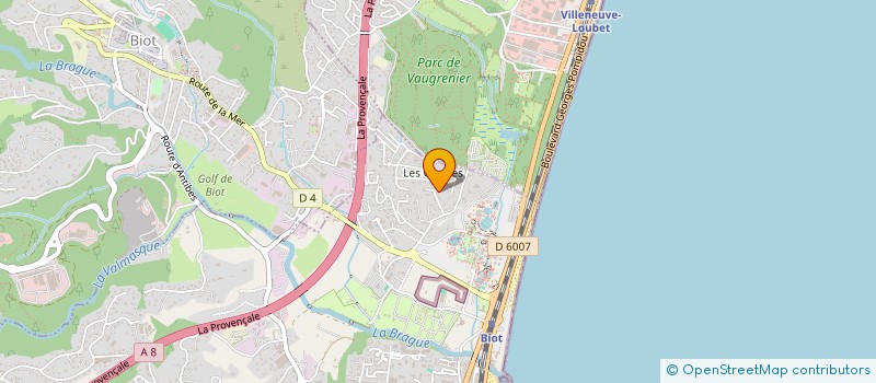 localisation de l'entreprise SOCIETE CIVILE DE MONTAILLOU à ANTIBES