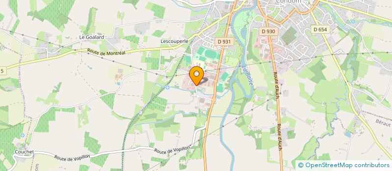 localisation de l'entreprise SOCIETE CIVILE DE MONTELEONE  CONDOM