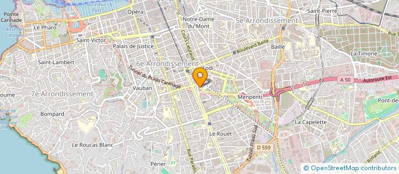 localisation de l'entreprise SOCIETE CIVILE DE MOYEN A.K.L  MARSEILLE