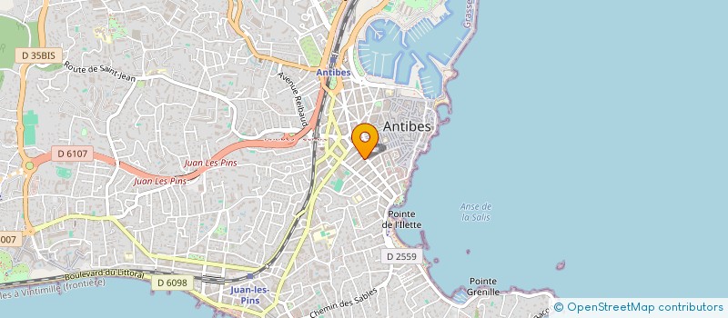 localisation de l'entreprise SOCIETE CIVILE DE MOYEN DES DOCTEURS BRICTEUX ET PARRADO  ANTIBES