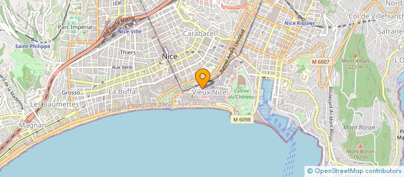 localisation de l'entreprise SOCIETE CIVILE DE MOYEN FCE ARCHI URBA à NICE