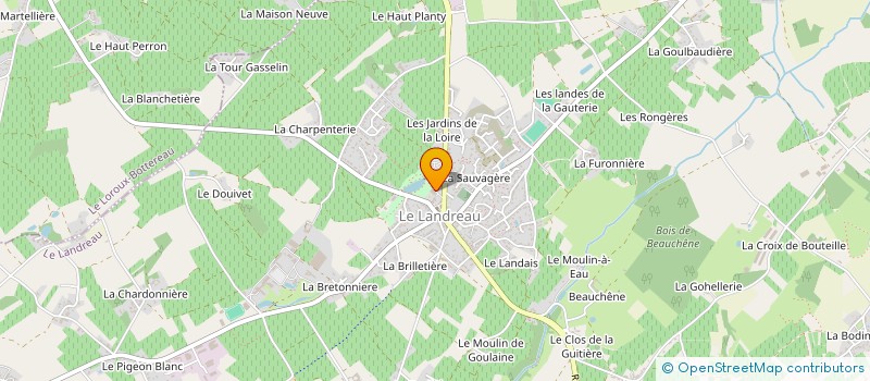 localisation de l'entreprise SOCIETE CIVILE DE MOYEN GOBU  LE LANDREAU