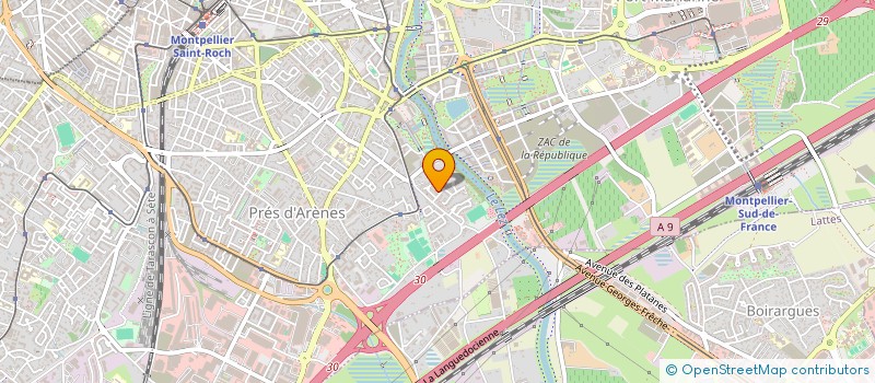 localisation de l'entreprise SOCIETE CIVILE DE MOYEN GRAND RUE MEDICAL à MONTPELLIER
