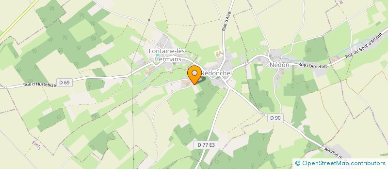 localisation de l'entreprise SOCIETE CIVILE DE MOYEN ROSELIERE DENTAIRE  NEDONCHEL