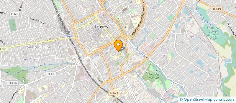 localisation de l'entreprise SOCIETE CIVILE DE MOYEN TROYES KINES à TROYES